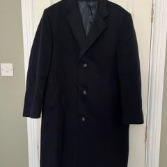 Vintage G&M Ireland Tailored Long Wool Blend Coat - Size XL