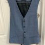 River Island Duck Egg Blue Three Piece Suit 38R / M / 30-32 Image 9