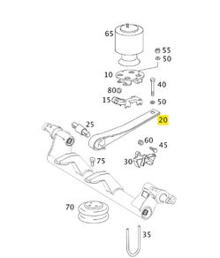 Part number: A9343300011,  Longitudinal control arm