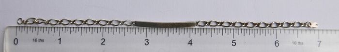Vintage Sterling Silver hallmarked 925 Bracelet length 7" - 3,6g