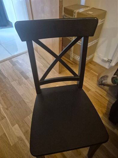Dining table and four chairs