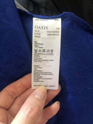 Blue Oasis dress