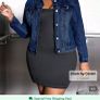 Dark Denim Jacket Image 4