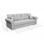 Sofa Bed Lion. Storage box EASY CLEAN fabrics easy to unfold FREE delivery Image 5