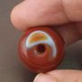 Vintage Natural Eye Pattern Sulemani Agate Tire Shape Bead Image 6