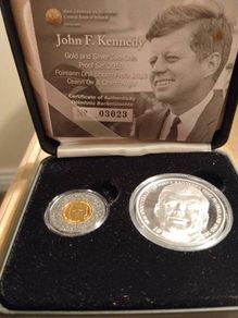 JFK Commemorate Coin set