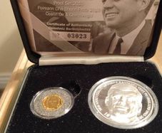 JFK Commemorate Coin set