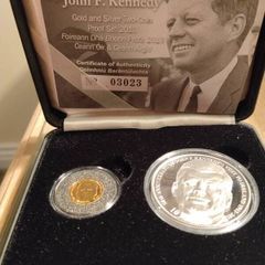 JFK Commemorate Coin set