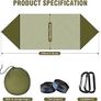 NEW SALE | Camping Hammock with Mosquito Net 114 x 54 inch Lightweight Portable Double Hammock with Straps 440 LBS Load Capacity Pop-up Nylon Hammock for Travel Outdoor Hiking Backpacking Picnic Image 3