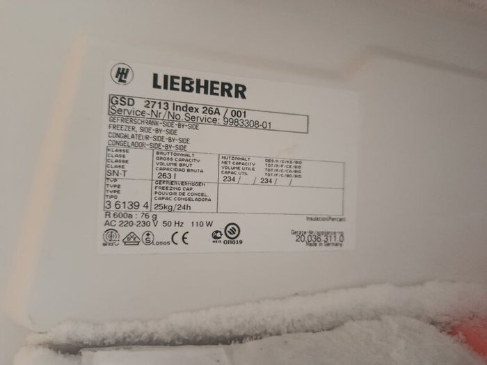 liebherr freezer