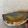 Vintage Polished Agate Ashtray Image 3