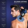 LCD Electric Massage Gun with 6 heads. Image 5