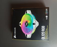 1 x Corsair QL120 RGB fan (white)