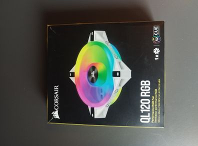 1 x Corsair QL120 RGB fan (white)