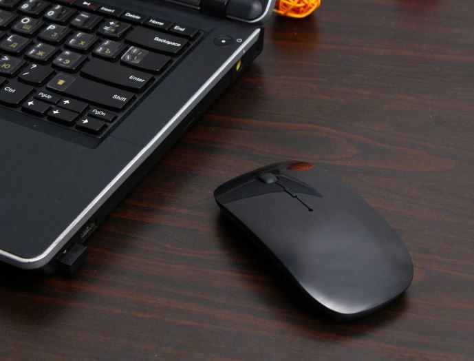 Wireless Optical Mouse For Pc Laptop Android Box Black