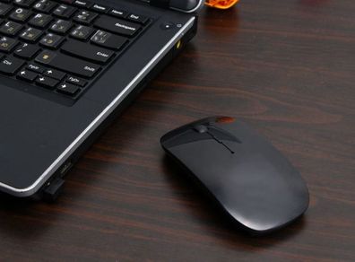 Wireless Optical Mouse For Pc Laptop Android Box Black