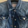 Destressed look denim jacket Image 3