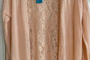 Ladies Blush cardigan with detail back