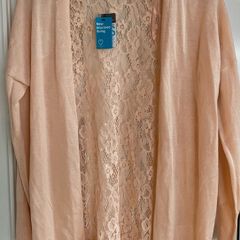 Ladies Blush cardigan with detail back