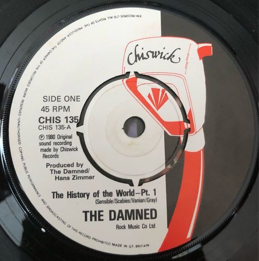 The Damned - History of the World Part 1 (1980) 7"
