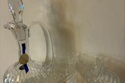 Vintage Thomas Webb Crystal Decanter &amp; Glasses Set