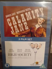 Double Feature Classic Musicals Dvd Set Calamity Jane High Society Doris Day Bing Crosby Frank Sinatra Grace Kelly Etc