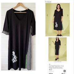 Ora designer dress from mc elhinneys arty chic funky relax fit