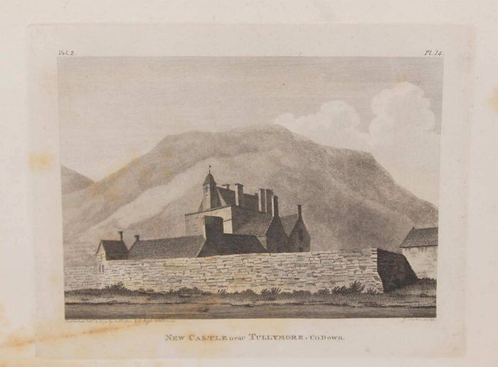 1797 Engraving Newcastle Castle Co Down