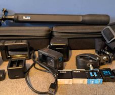 GoPro 8 Black & GoPro 11 Black in good condition + accessories