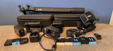 GoPro 8 Black & GoPro 11 Black in good condition + accessories
