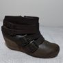 Schuh Blowfish Malibu Wedge Leather Boots, NEW Image 6