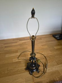 Brass lamp stand