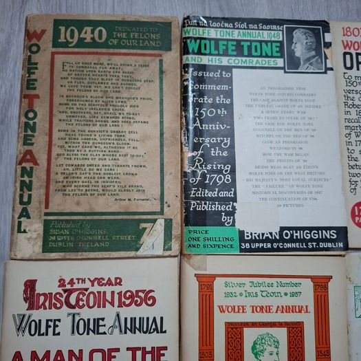 Wolfe Tone Annual x 9