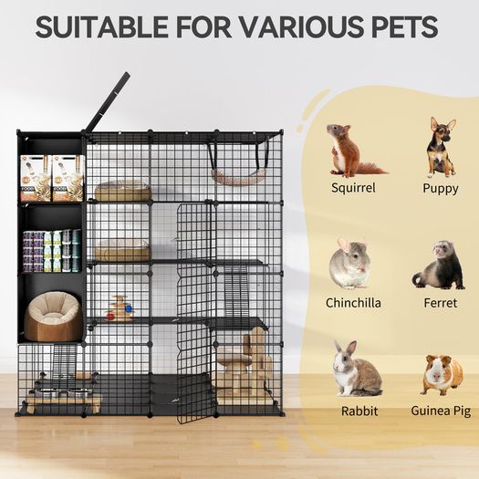 Metal Portable Cat Cage