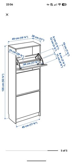 Shoe cabinet