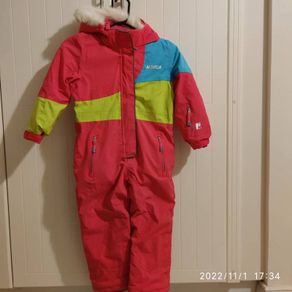 Nevica Kids Meribel Ski Suit Hooded Full Zip Water Resistant Winter Outerwear