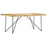 Dining Table 180x90x76 cm Solid Mango Wood Image 9