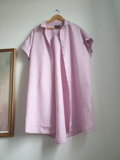 Tahari Linen Dress Size Uk 22/24