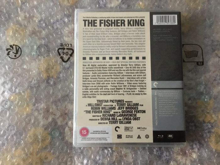 The Fisher King [4K UHD + Blu-Ray] (Criterion Collection) -Sealed