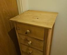 Wood Tallboy Drawer Chest / Cabinet