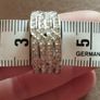 M&S Silver Tone Crystal Costume Ring. Image 2