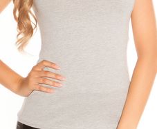 grey top size 6-8 8-10