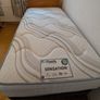 1967 Vono Vintage Single Bed. Original Sprung Base & Wooden Headboard Image 2