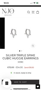 FURTHER REDUCED PRICE!!sterling silver earrings