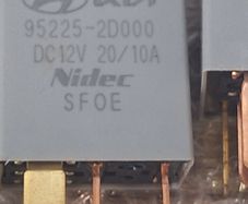 Hyundai/Kia 4 pin relays