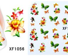 Water Decals - Water Transfer Nail Art Stickers - No 6