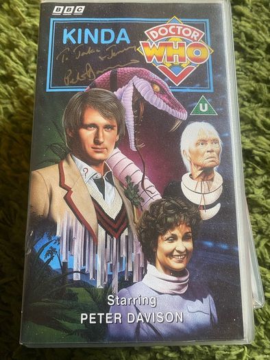 Signed Doctor Who VHS