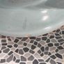 Vintage Art Deco style ceramic planter  by H.O. Birmingham mantle vase number 4986 Image 4
