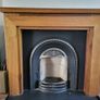 wooden fireplace Image 4