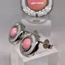 Queen Conch Shell Ring and  Stud Push Post Earring in Rhodium Overlay Sterling Silver Image 6
